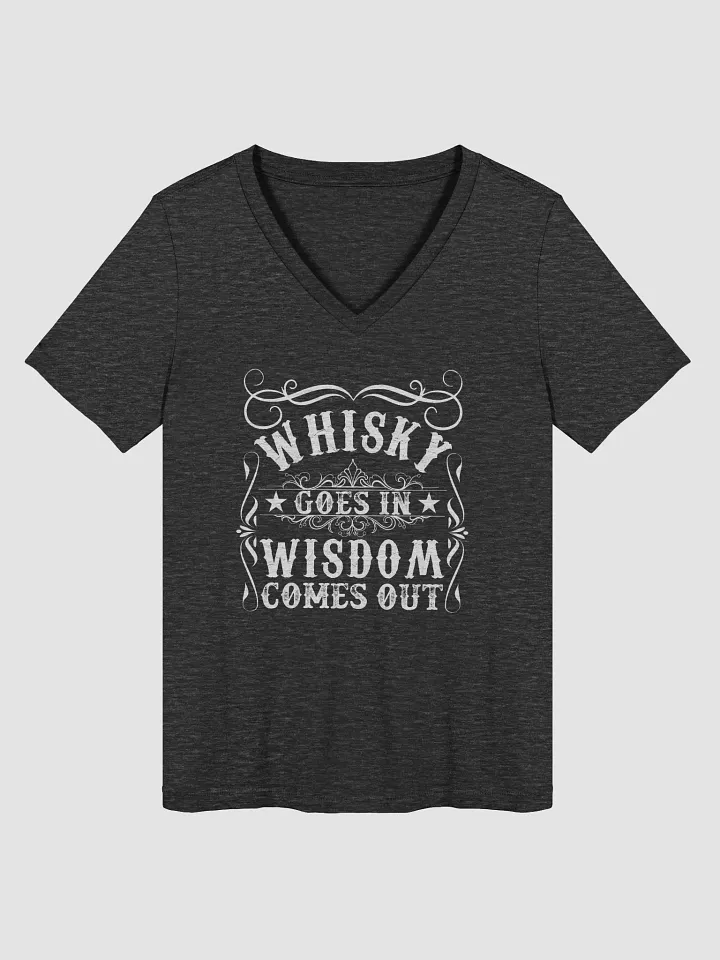 Whisky & Wisdom Relaxed V-Neck Women's T-Shirt product image (3)