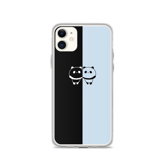 PANDAZ PHONE CASE (Black And Light Blue) product image (1)