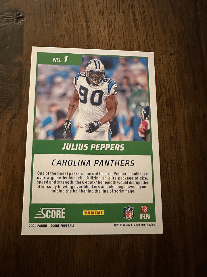 First Ballot HOF Julius Peppers Card product image (2)