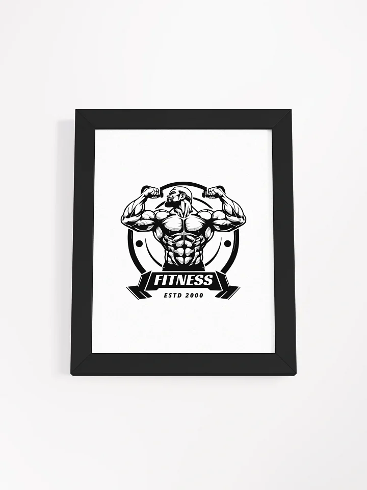 Muscle Man Fitness Flex Framed Poster product image (1)
