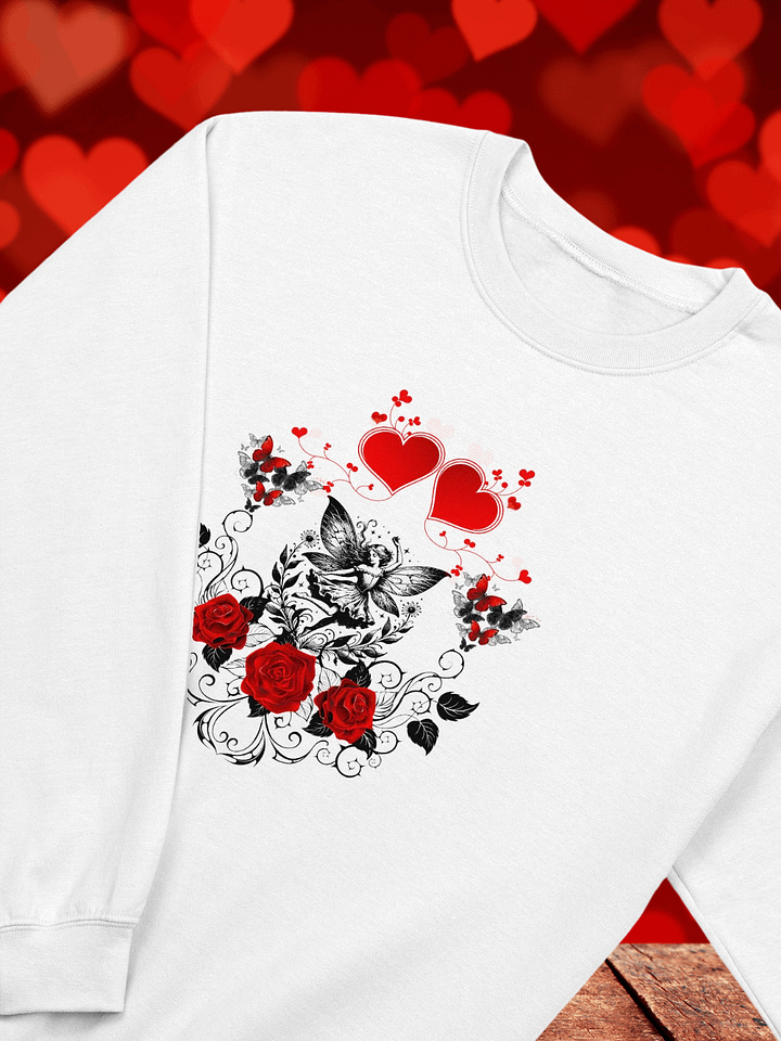 Gothic Hearts, Roses & Butterflies Sweatshirt product image (1)