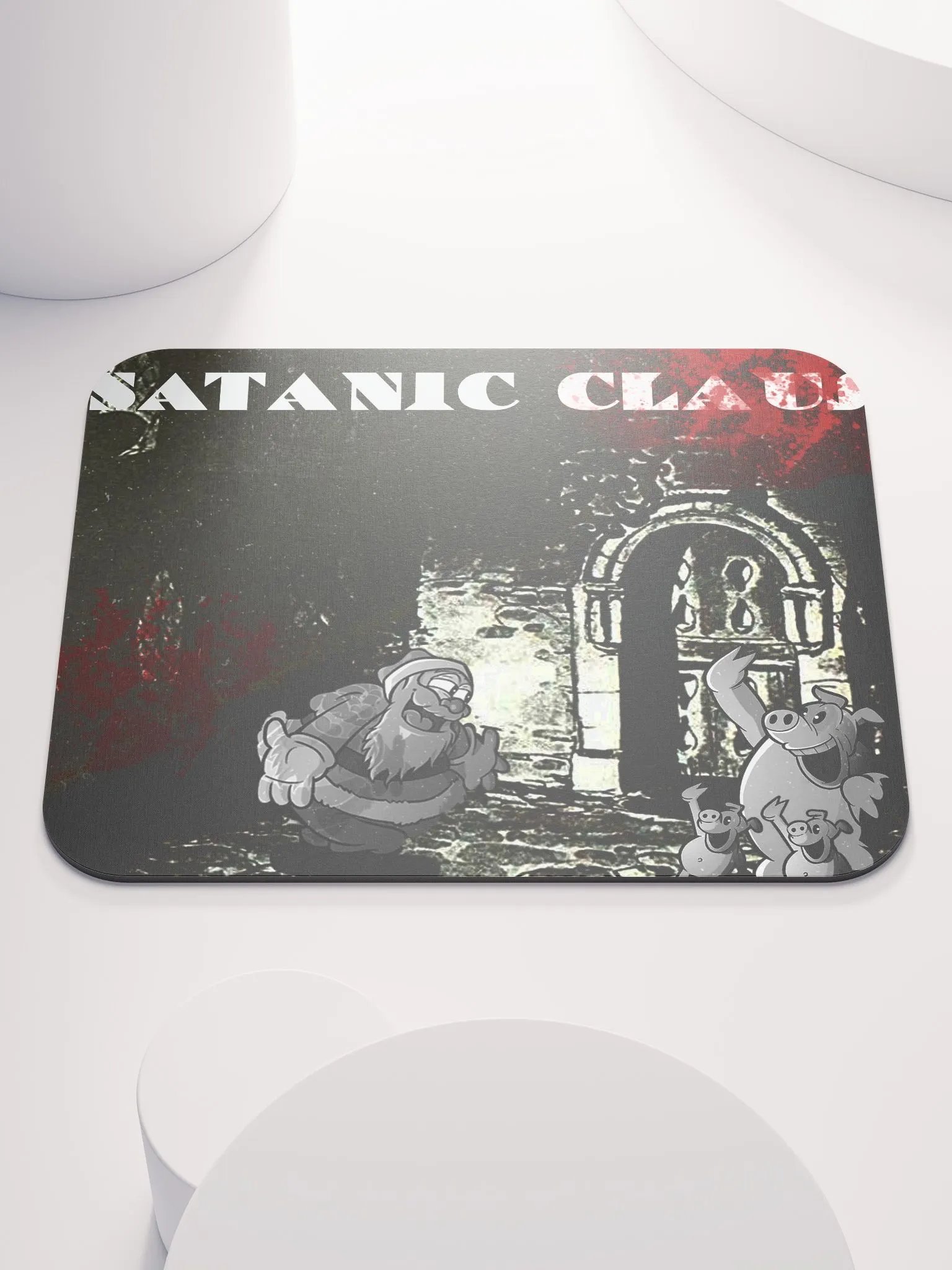 Satanic Claus Mouse Pad product image (1)