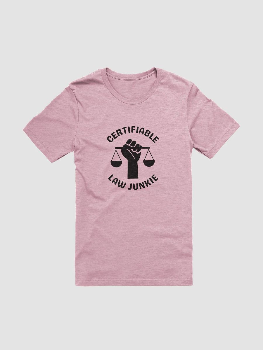 Certifiable Law Junkie Short Sleeve T-Shirt product image (8)