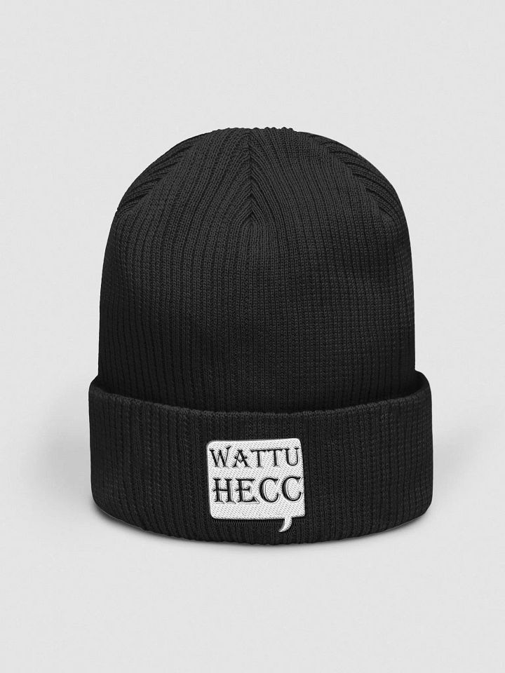 wattuhecc Beechfield Organic Ribbed Beanie product image (3)