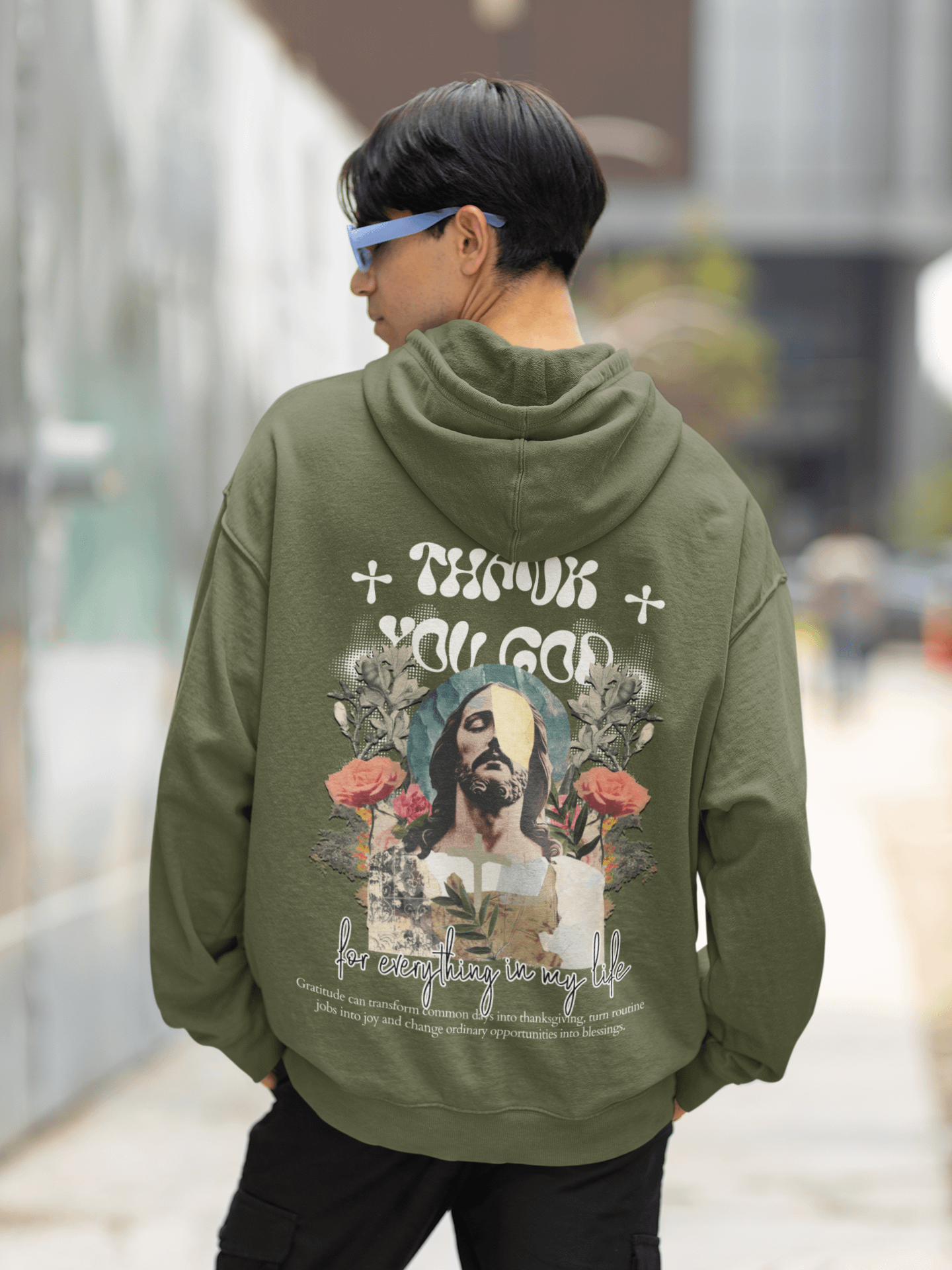 Thank You God Christian Faith Based Unisex Hoodie product image (1)
