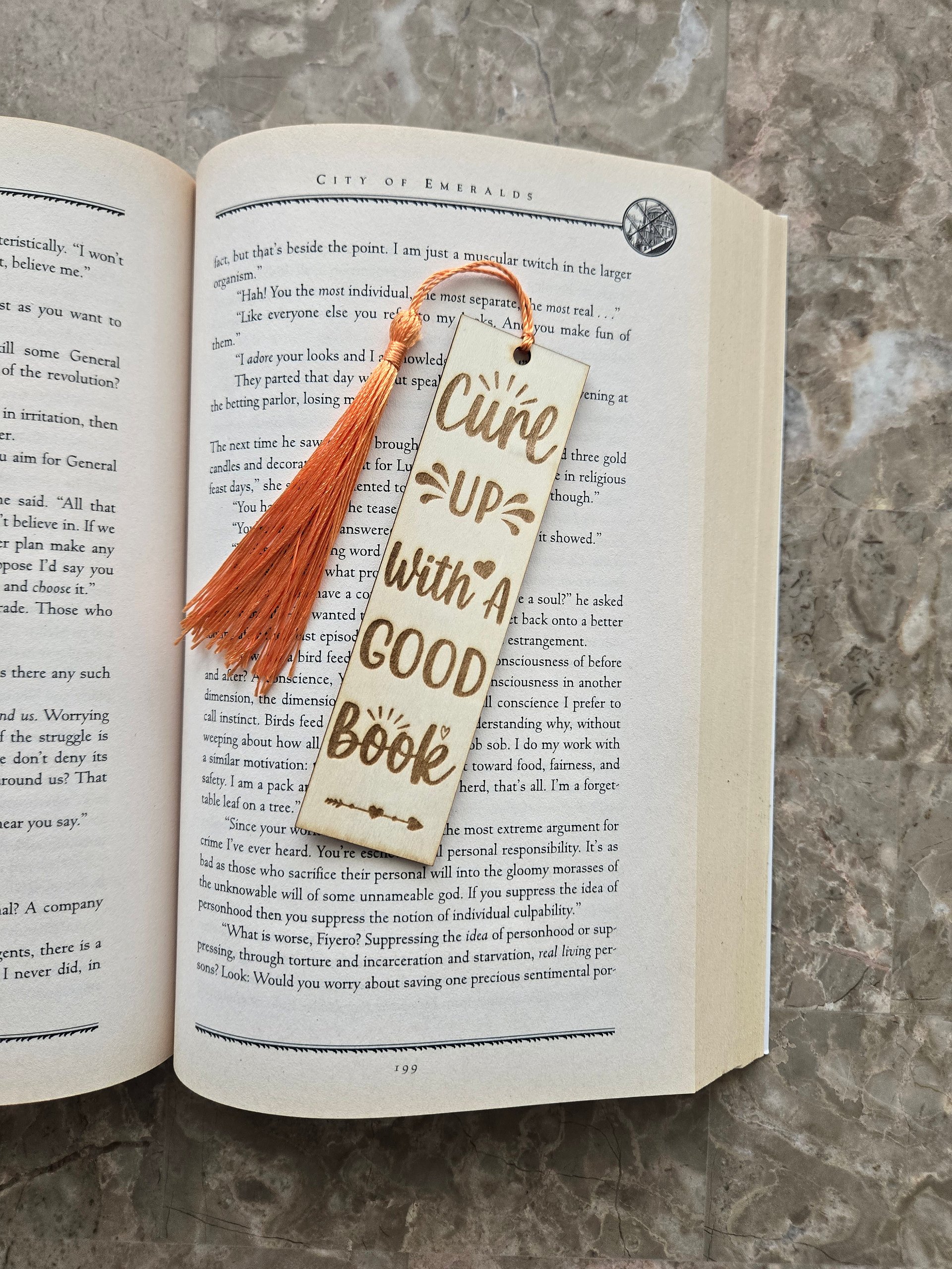 Wooden Bookmark - Curl product image (2)