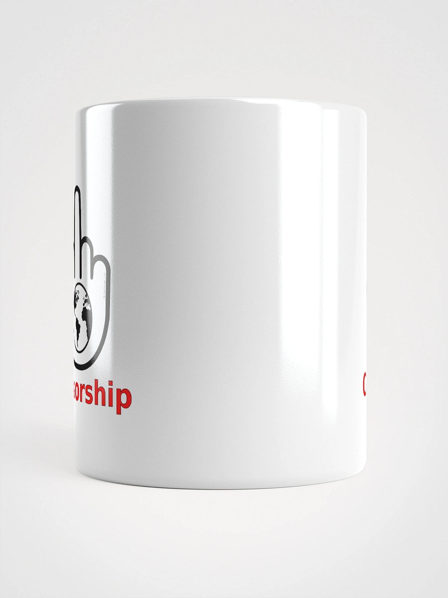 White Glossy Mug-MisterFinger-Censorship-B product image (13)