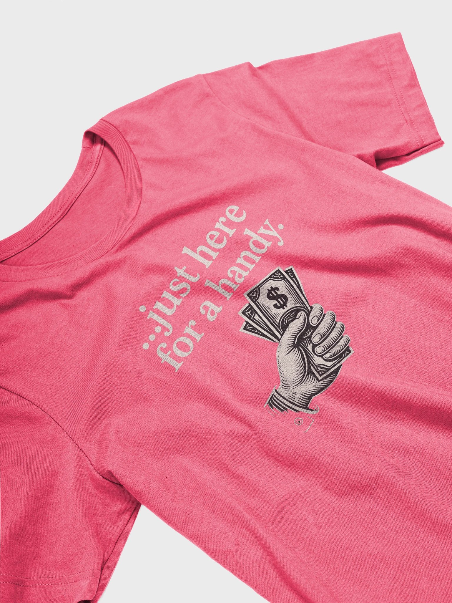 Just Here for a Handy Premium Womens T-Shirt product image (1)