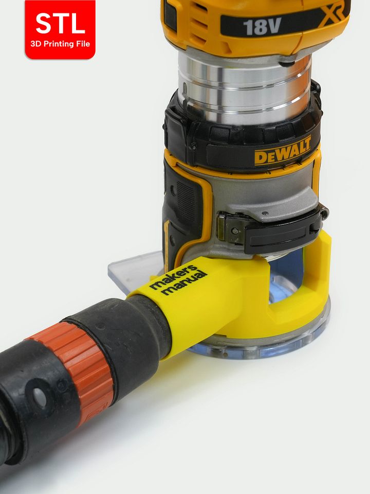 Dewalt Router Dust Extraction Adapter product image (1)