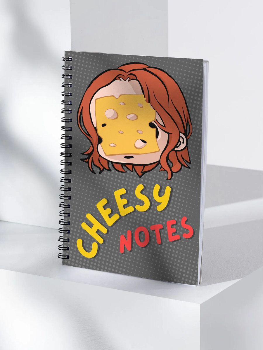 Cheesy Notes Spiral Notebook product image (4)