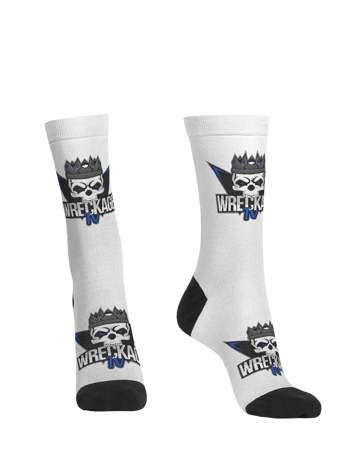 Wreckagetv Logo Crew Socks product image (2)