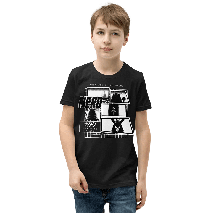 Trip World Speedruns Crew Neck Youth T-Shirt product image (1)