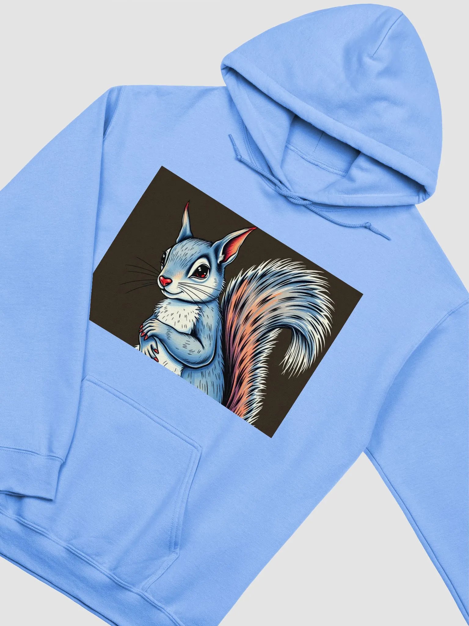 Vibrant Squirrel Stylized Hoodie product image (2)