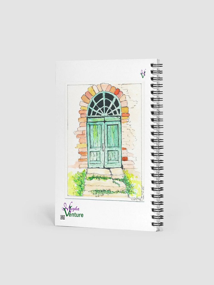 Double Door Arch Blank Journal product image (2)
