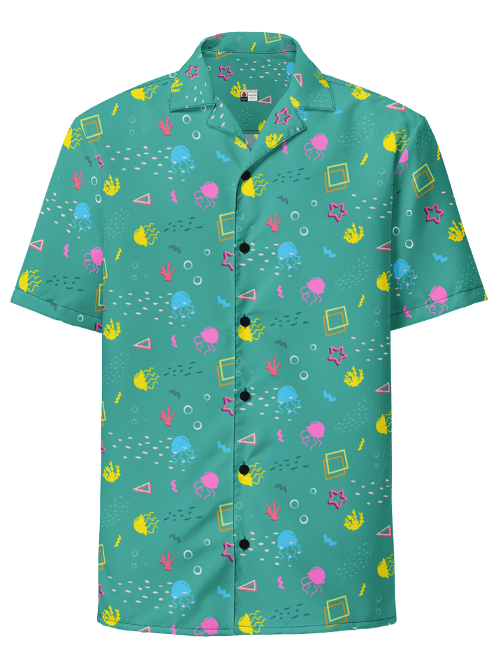 Shifty Seas pattern button down shirt product image (2)