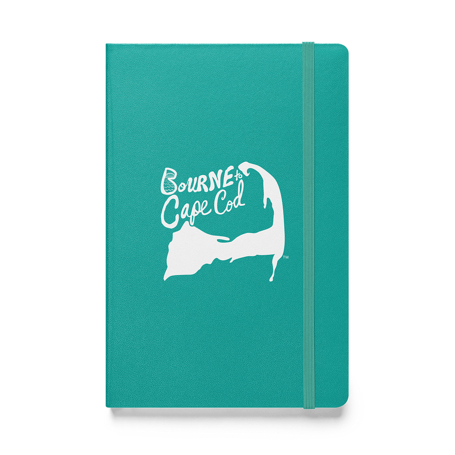 BOURNE to Cape Cod™ | Hardcover Bound Notebook | Coastal-Inspired JournalBook® | White Logo product image (8)