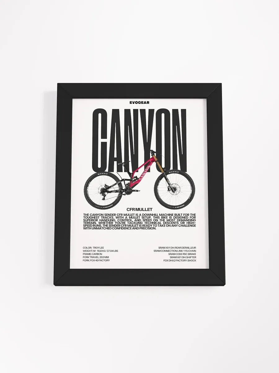 Canyon Sender CFR Mullet Frame product image (1)