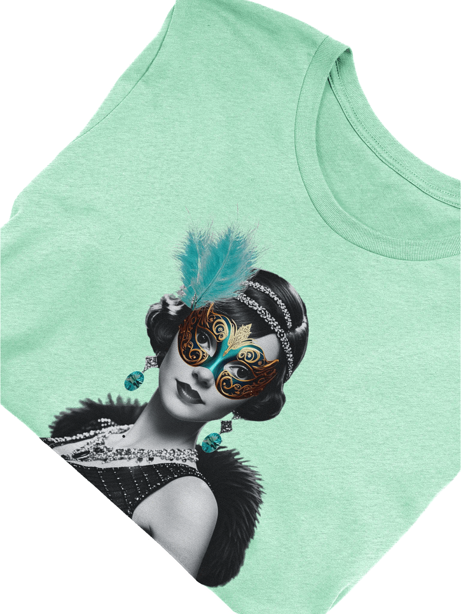 Glamorous Masked Flapper - 1920s T-Shirt product image (30)
