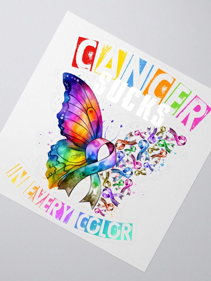 Cancer Sucks Sticker product image (2)