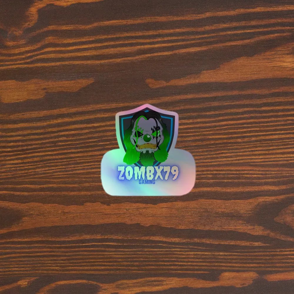 zomb holo sticker product image (5)