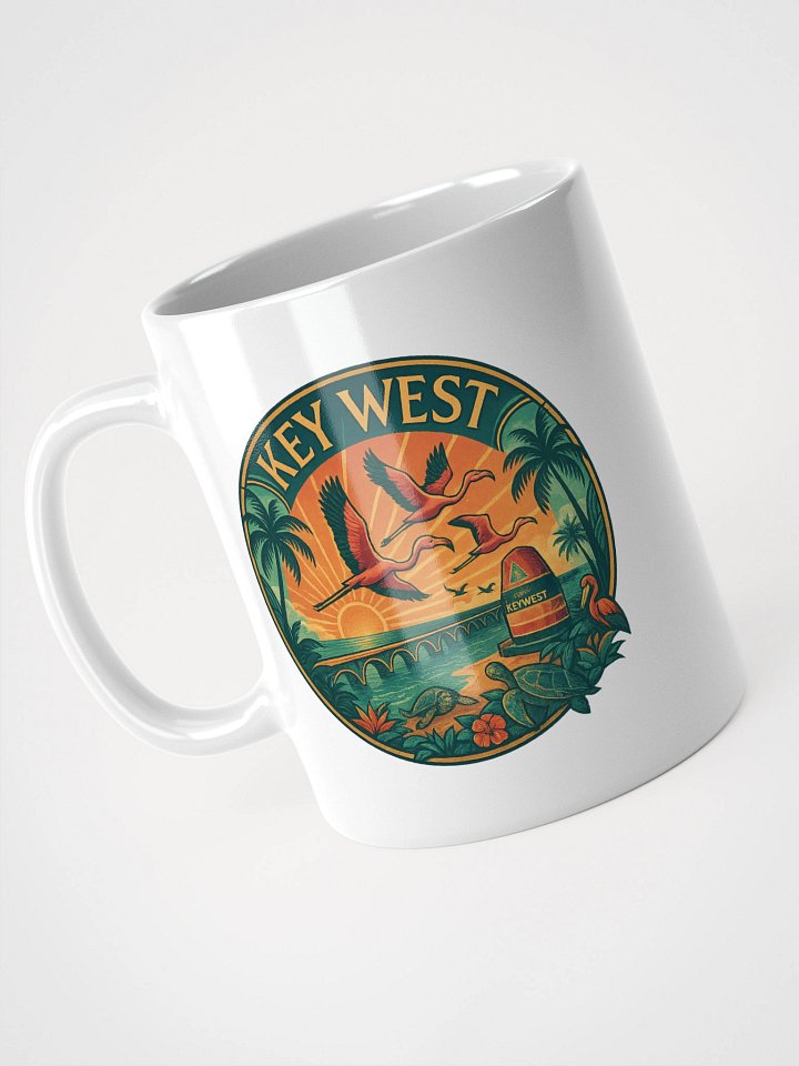 Key West Ceramic Mug with Southernmost Point Buoy product image (1)