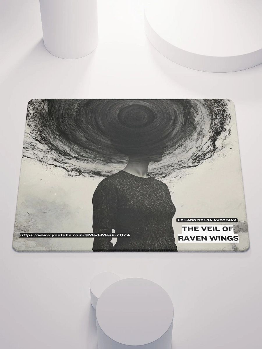 Mouse Pad Gaming The Veil of Raven Wings product image (1)