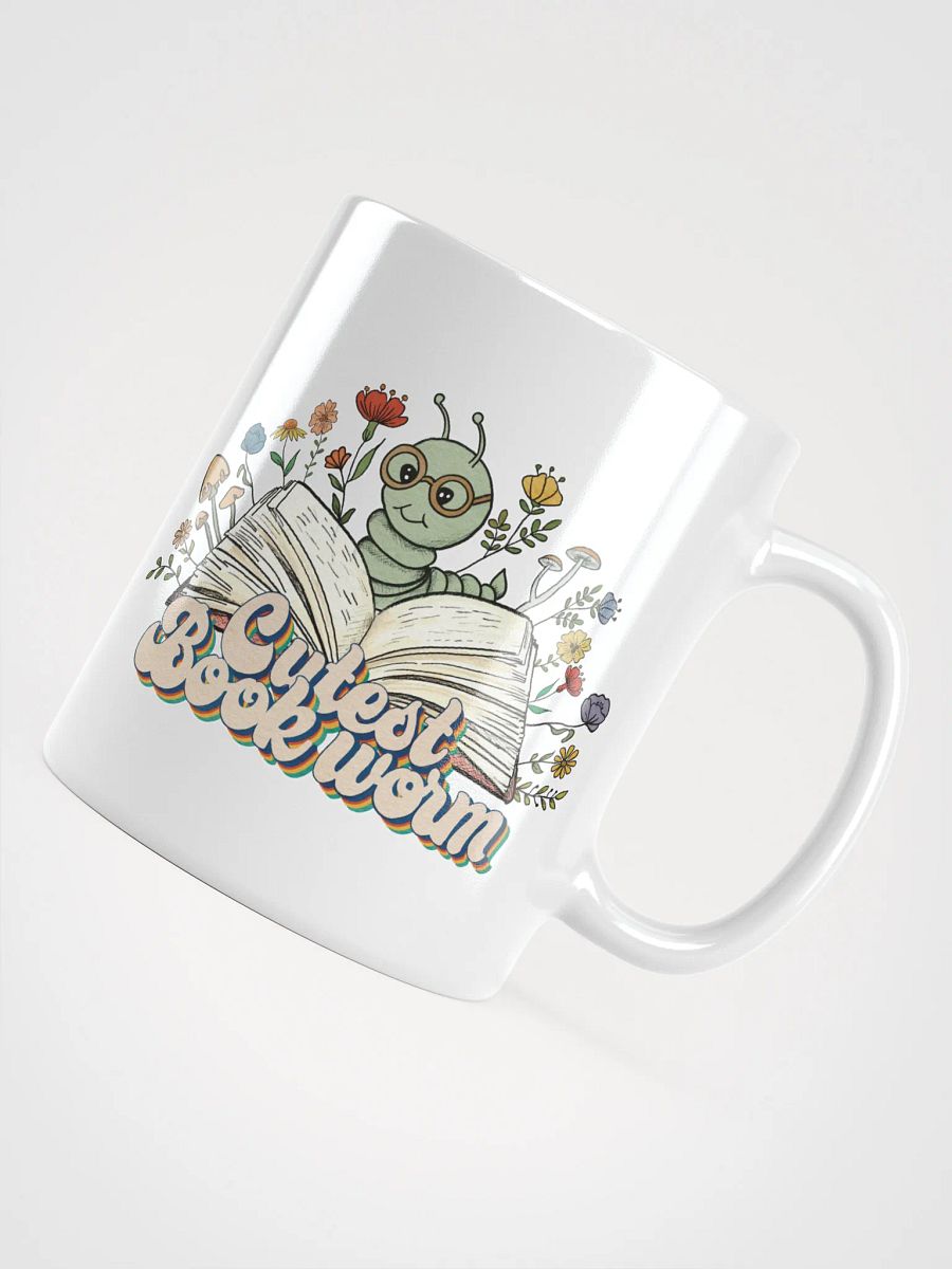 Cutest Bookworm Mug – Whimsical Book Lover Gift product image (5)
