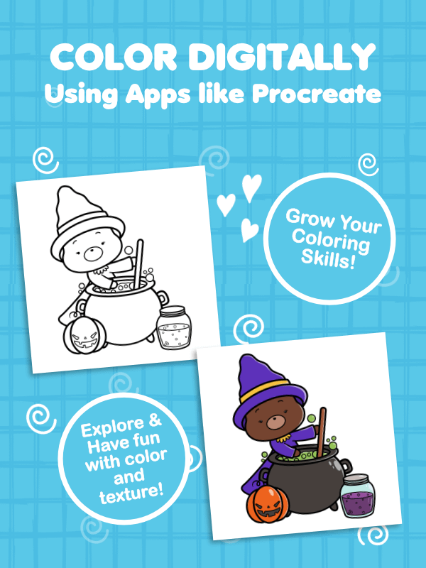 Beary Sweet Moments – 40 Cute Kawaii Bear Coloring Pages of Sweet Treats, Cozy Self-Care, Good Eats & Fall Fun (Digital Download) product image (6)