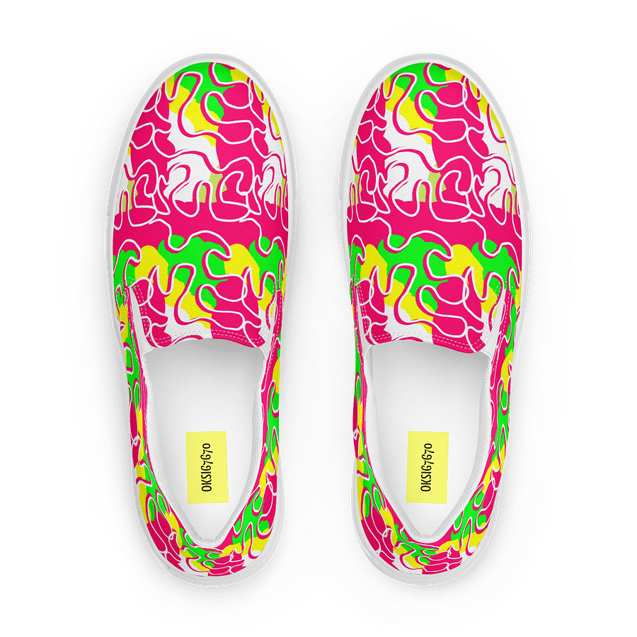 Spiral Swirl Women's Slip-On Shoes product image (2)