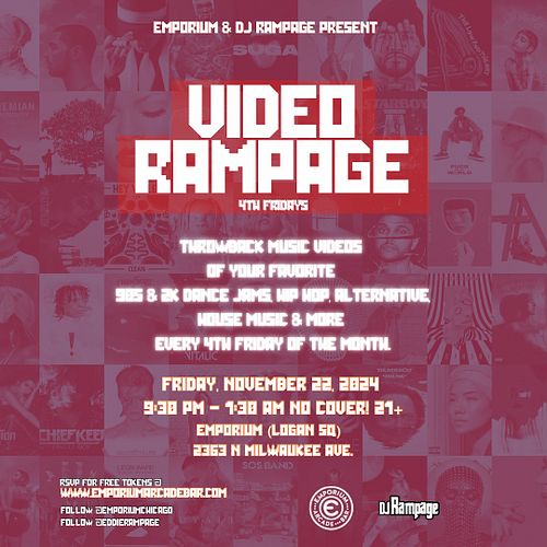 Tonight! Catch me at @emporiumchicago in #logansquare at 930pm diggin in the video archives for some jams. Also hear me on @1...