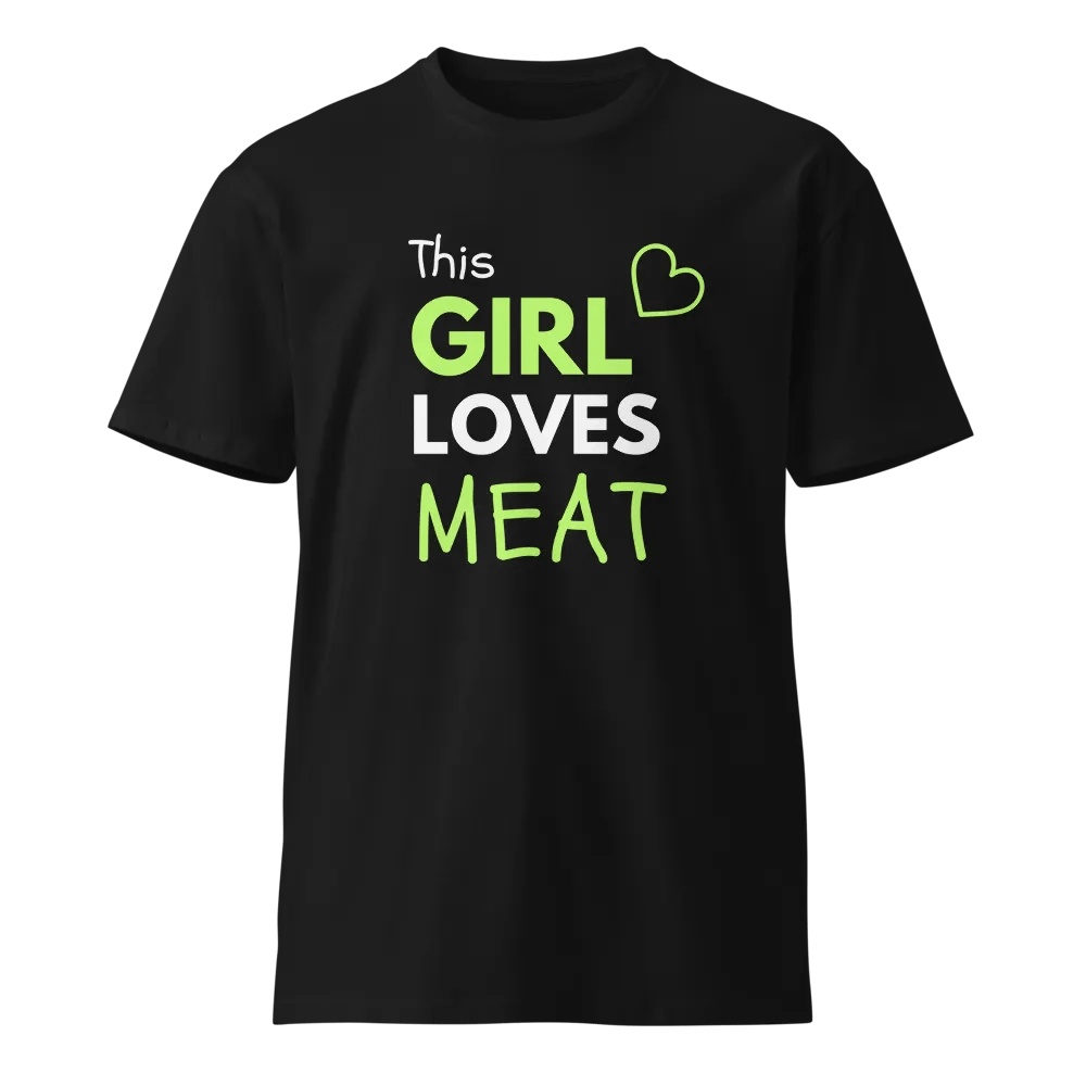 This Girl Loves Meat Unisex Premium T-Shirt product image (1)