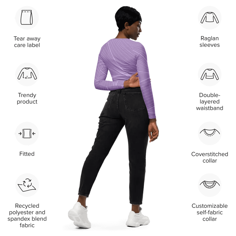 Long Sleeve Crop Top product image (3)