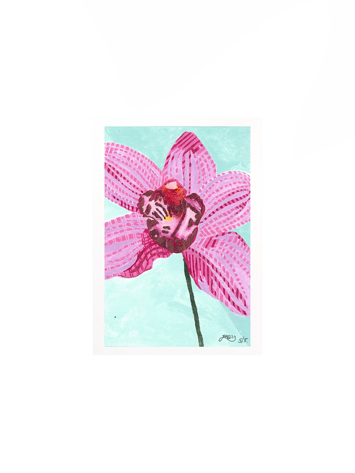 Memory Orchid ( 5"x7" Poster/Matt) product image (1)