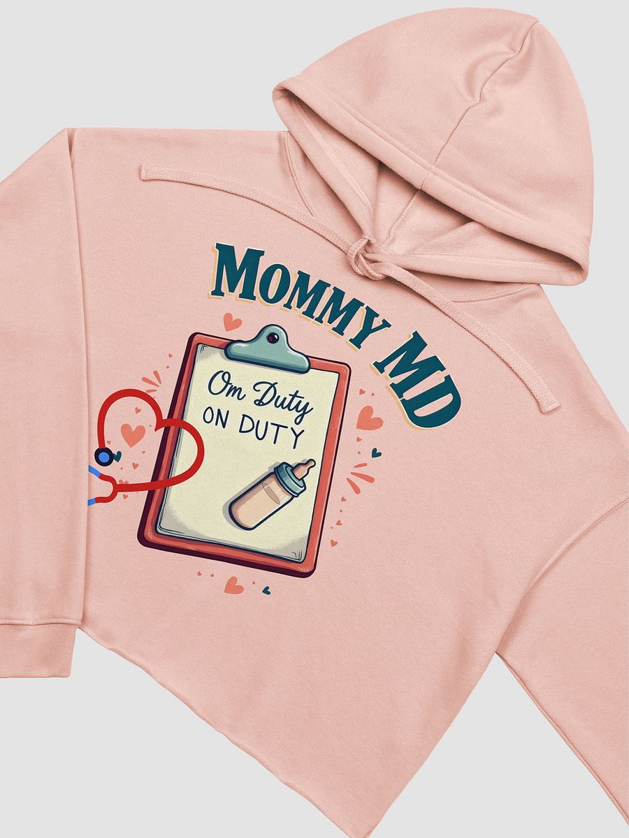 Mommy MD On Duty Crop Hoodie product image (22)