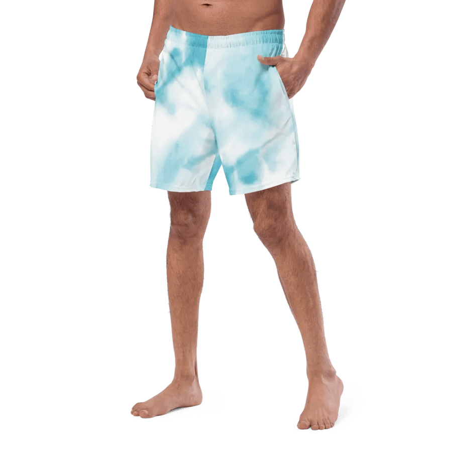 Blue Tye Dye Swim Trunks product image (7)