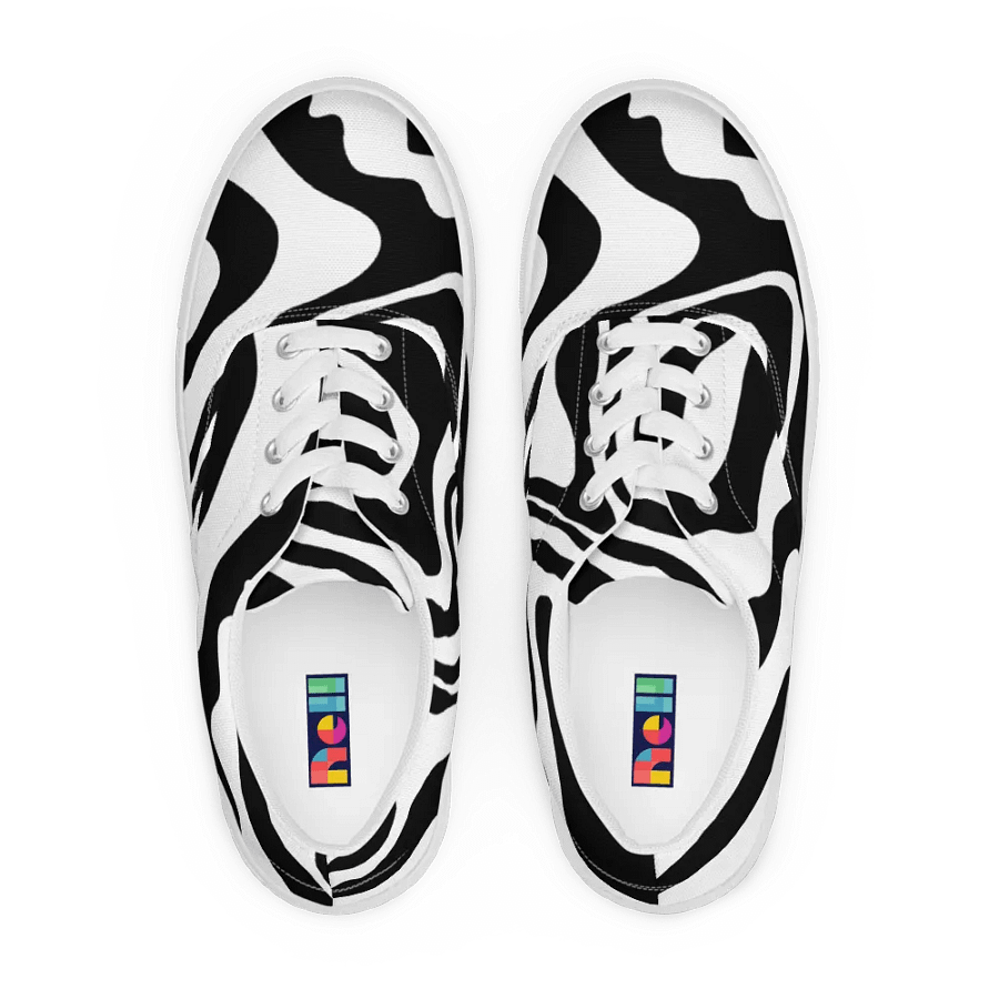 Swirlscape Lace-Up Canvas Shoes product image (1)