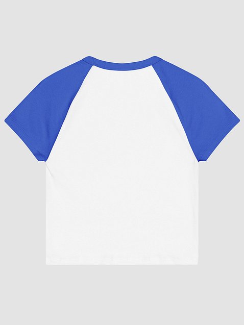 Photo showing Bella+Canvas Women's Micro Rib Raglan Baby Tee