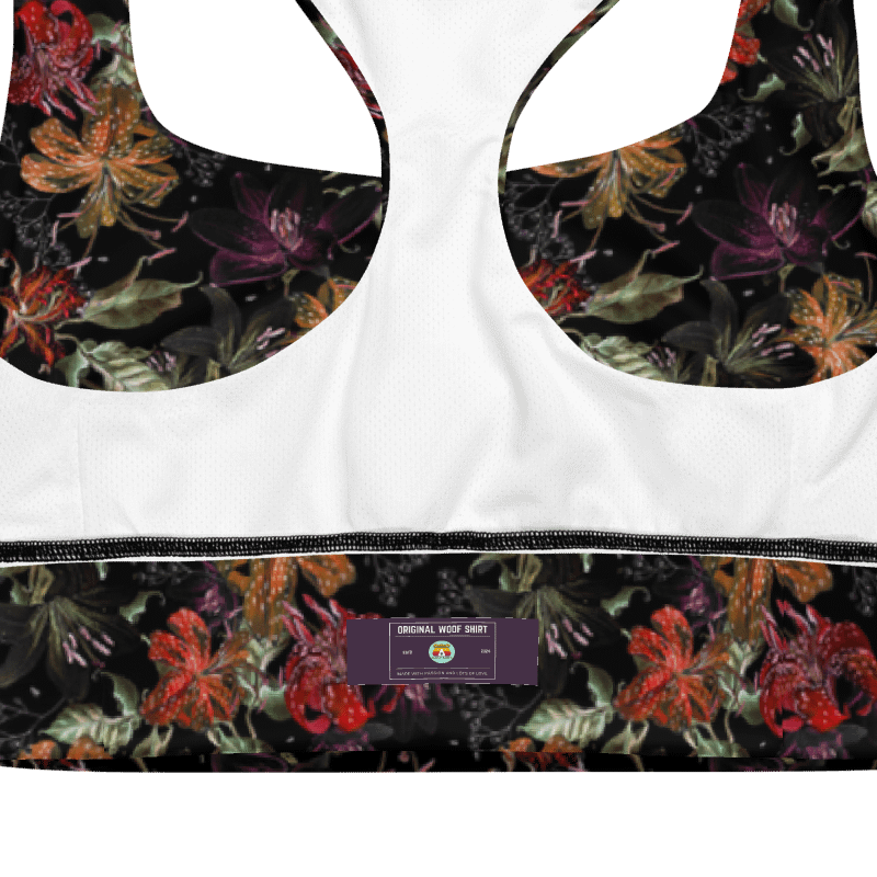 Starry Night | Recycled Longline Sports Bra product image (7)