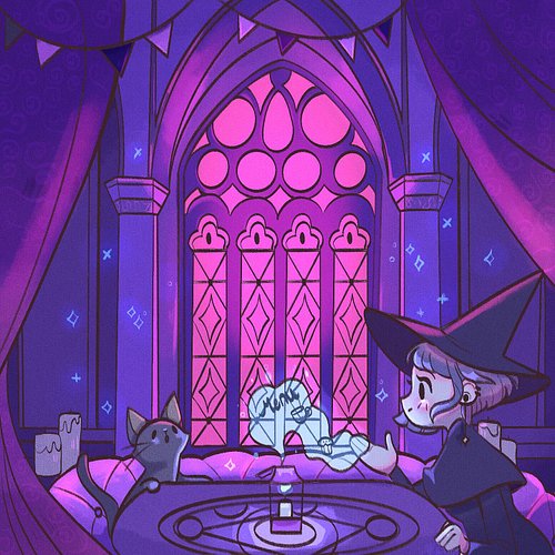 Week 1: candlelit messager 
In need of some food, a witch goes to their favorite cafe spot. The candles reveal the menu as yo...