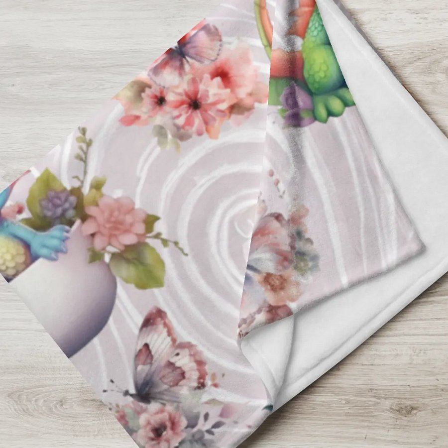 Baby Dragon Party Throw Blanket product image (17)