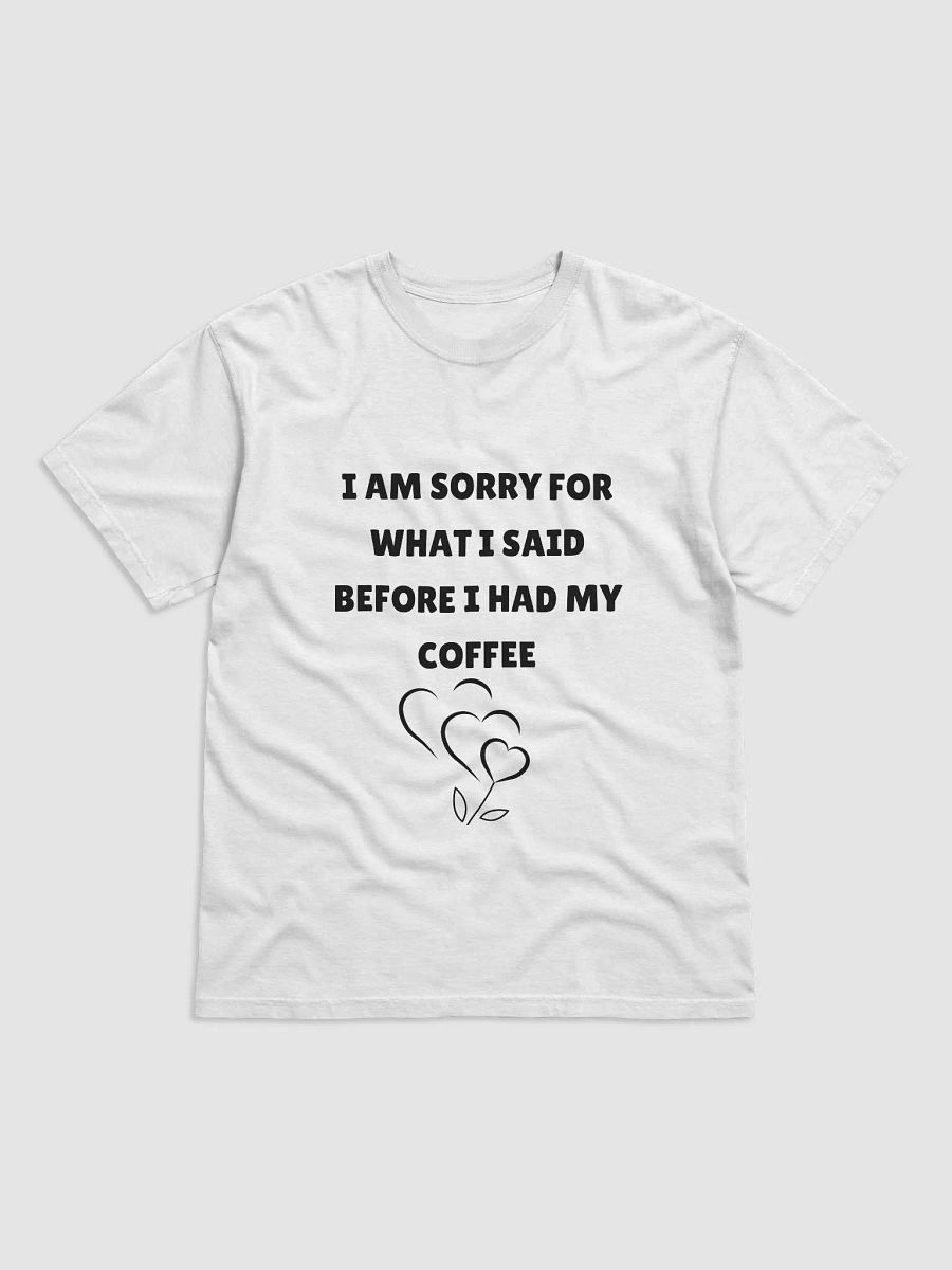 I AM SORRY T-SHIRT (BLACK) product image (65)