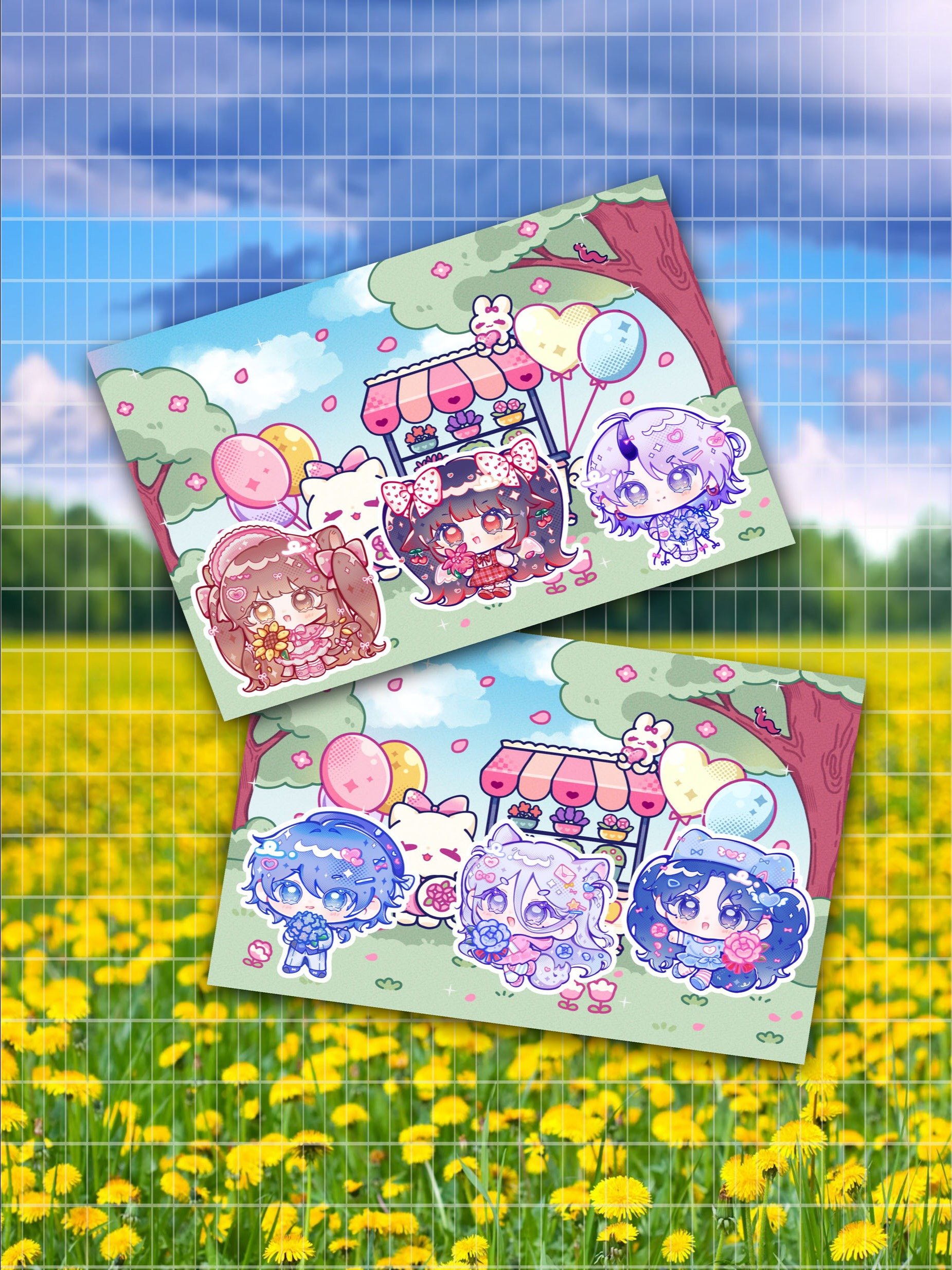 [PREORDER] "FAVORITE FLOWERS" Sticker Sheets product image (1)