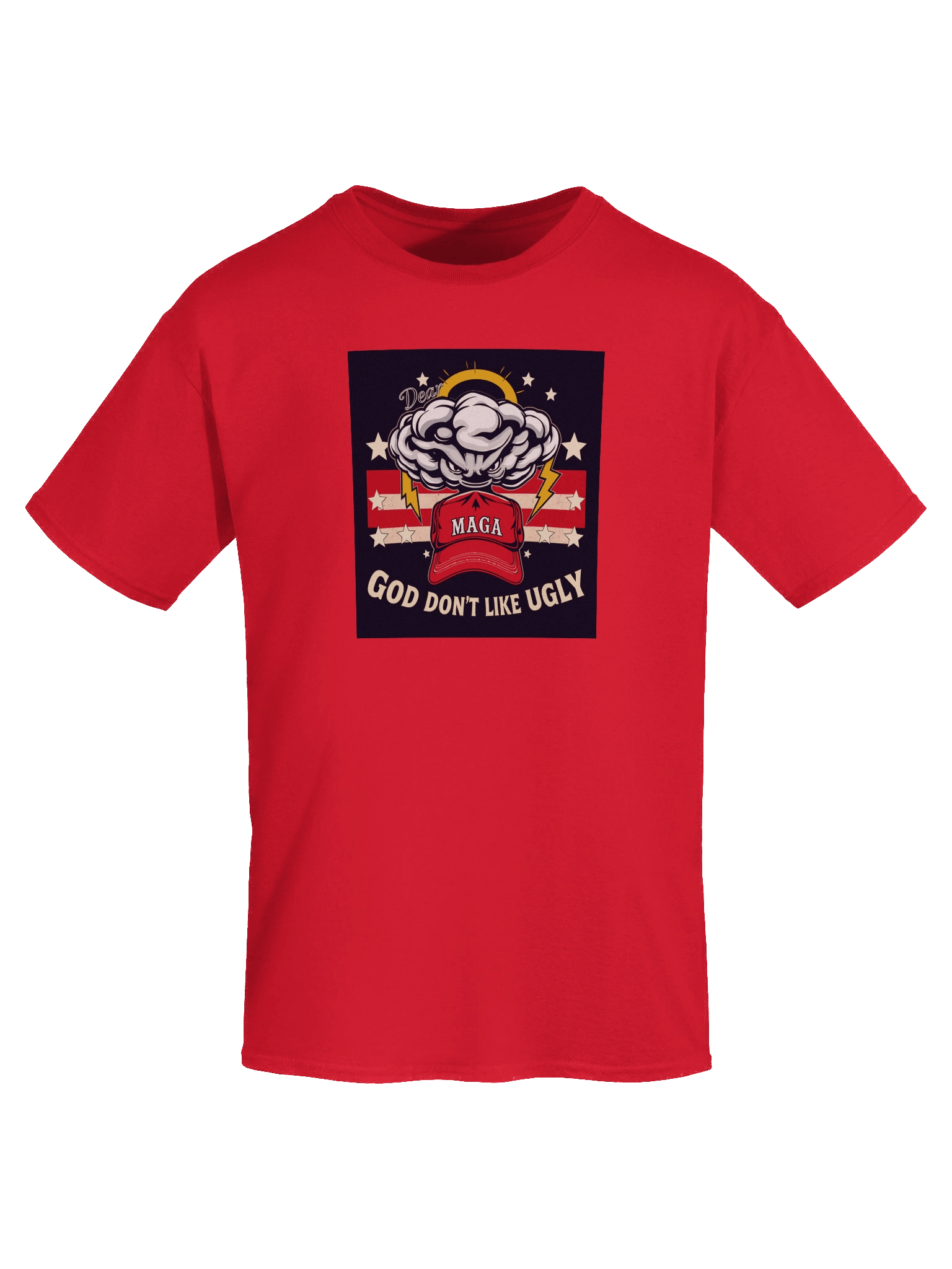 Dear MAGA, God Don't Like Ugly - T-Shirt product image (3)