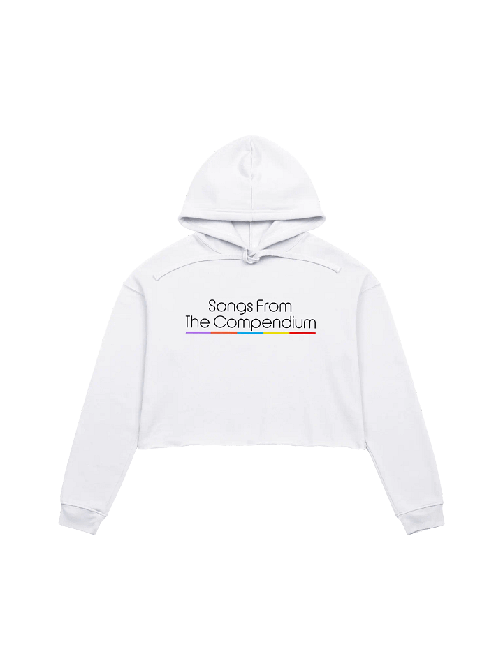 "Songs From The Compendium" Crop Hoodie product image (1)
