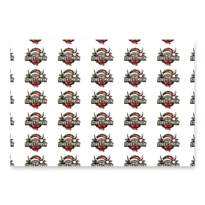 Xmas logo wrapping paper product image (1)