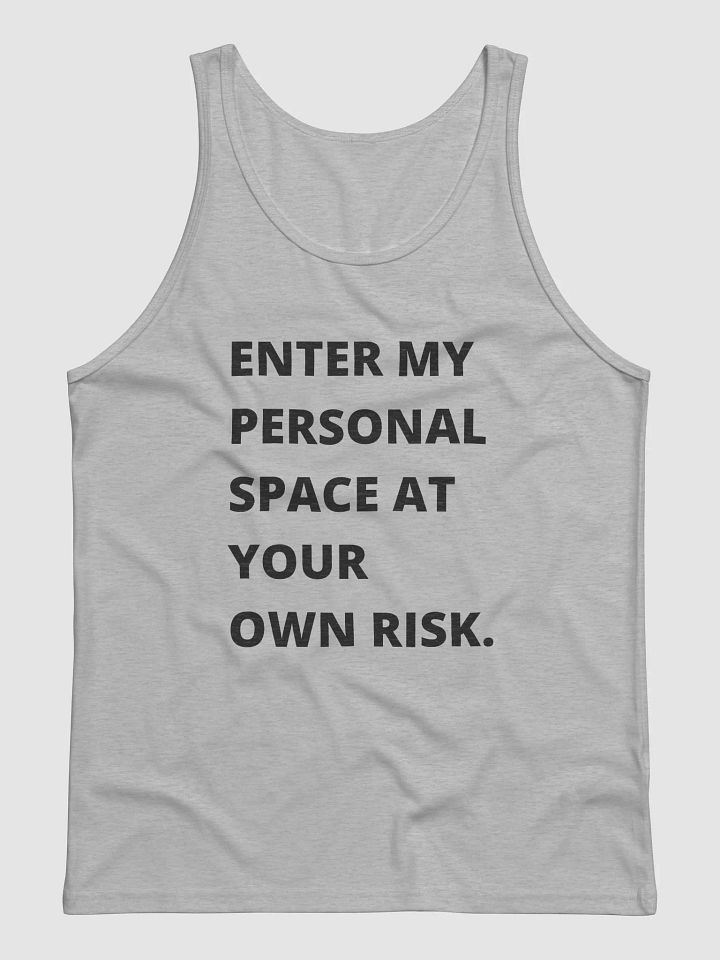 Personal Space Warning Jersey Tank product image (1)
