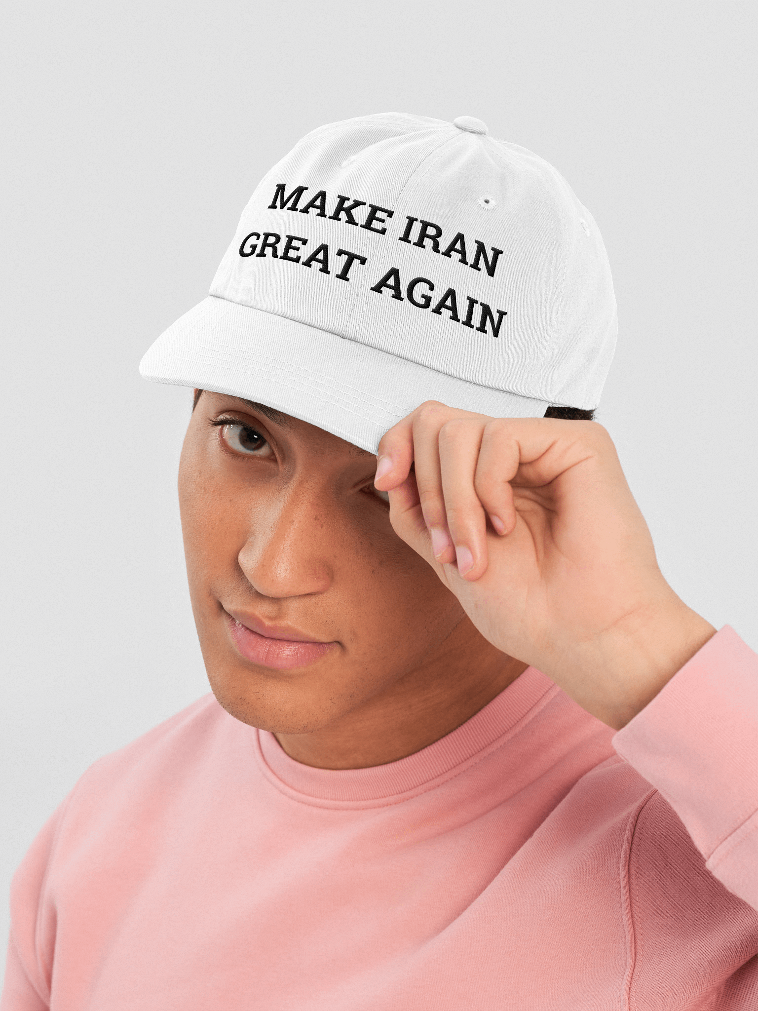 White MIGA cap/hat product image (5)
