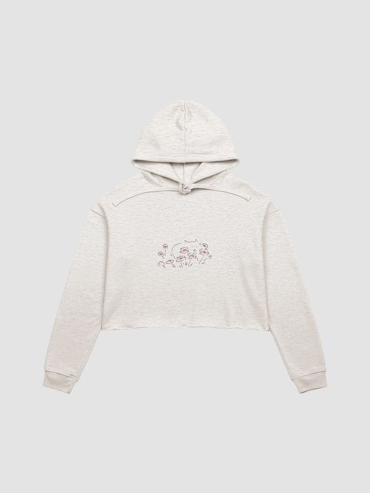 Floral Cat Crop Hoodie product image (3)