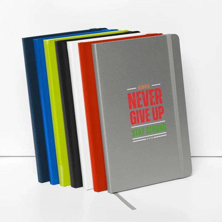 Motivational Message Hardcover Notebook product image (7)
