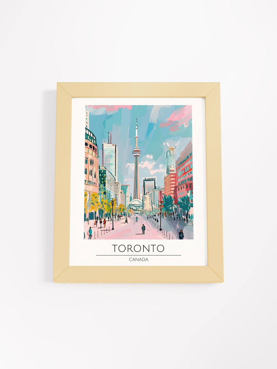 Toronto Canada Framed Travel Poster product image (4)